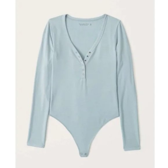 Abercrombie & Fitch Tops - NWT ~ Abercrombie & Fitch ~ Long-Sleeve Luxe Cozy Henley Bodysuit